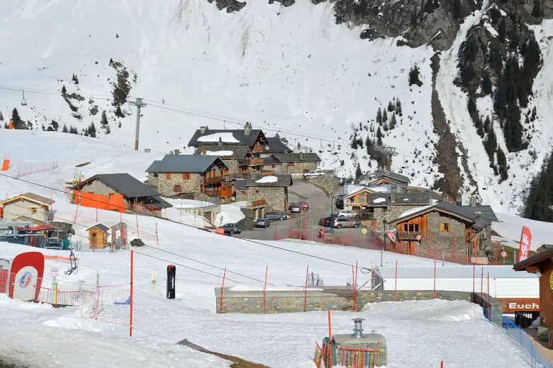 La Rosière, no alto da Tarentaise, com vista do vale