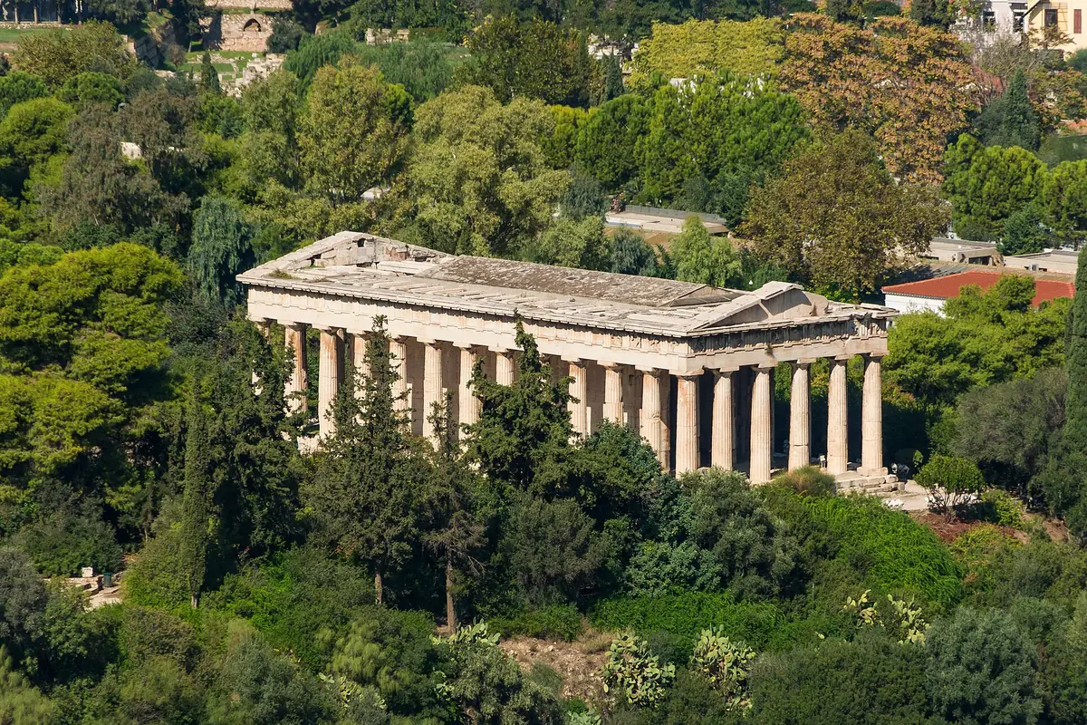 Templo de Hefesto, na Ágora Antiga de Atenas