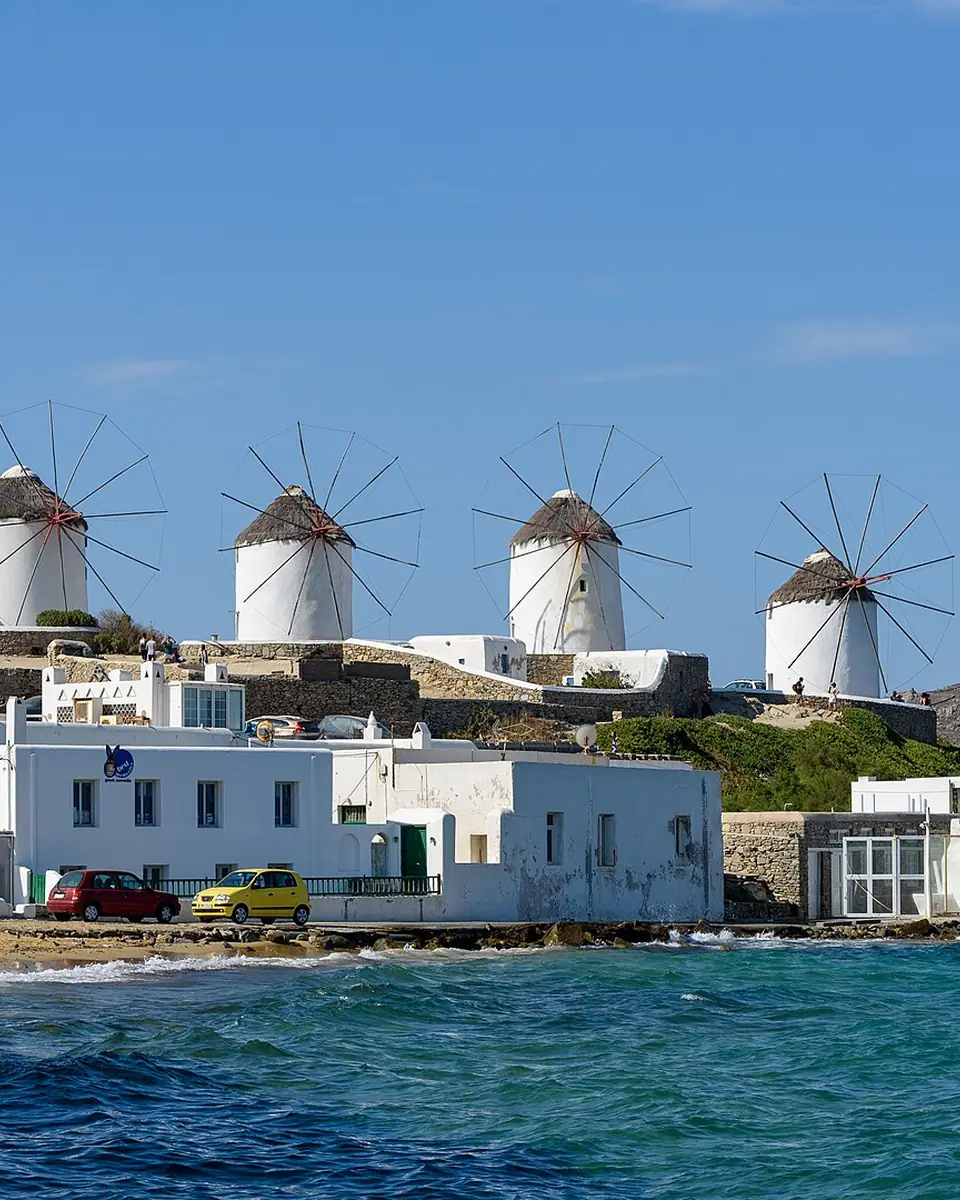 Moinhos de vento de Kato Mili, em Mykonos