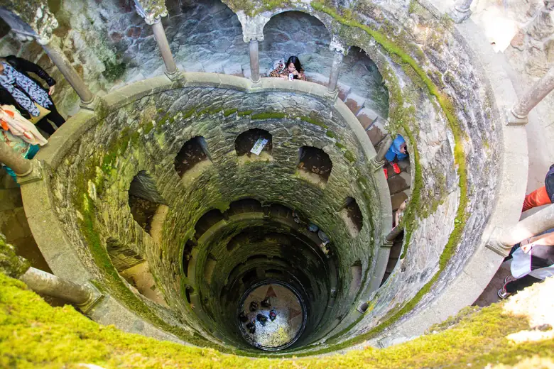 Poço iniciático da Quinta da Regaleira em Sintra