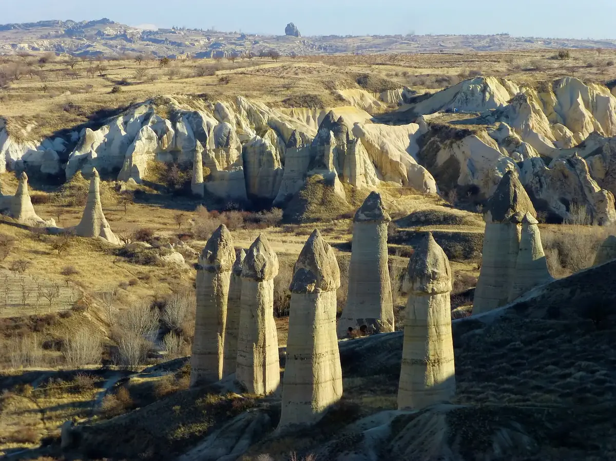 Chaminés de fada no vale de Paşabağ, na Capadócia