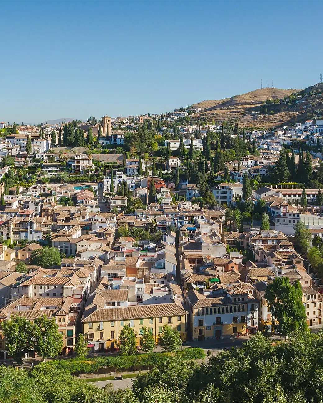 Rooftops of the Albaicin quarter, Granada