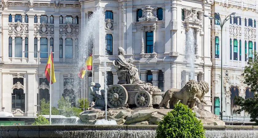 The Cibeles fountain, Madrid