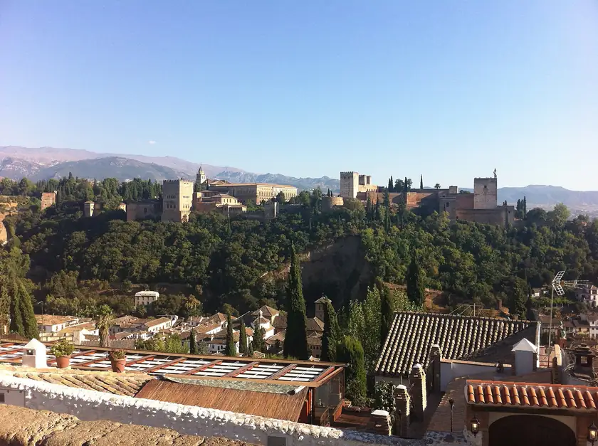 The Alhambra seen from the Albaicin quarter